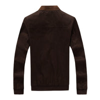 Light men's bomber transitional jacket in vintage look – Adrian