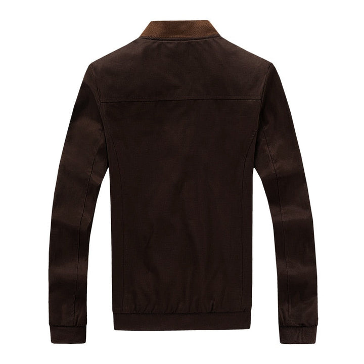 Light men's bomber transitional jacket in vintage look – Adrian
