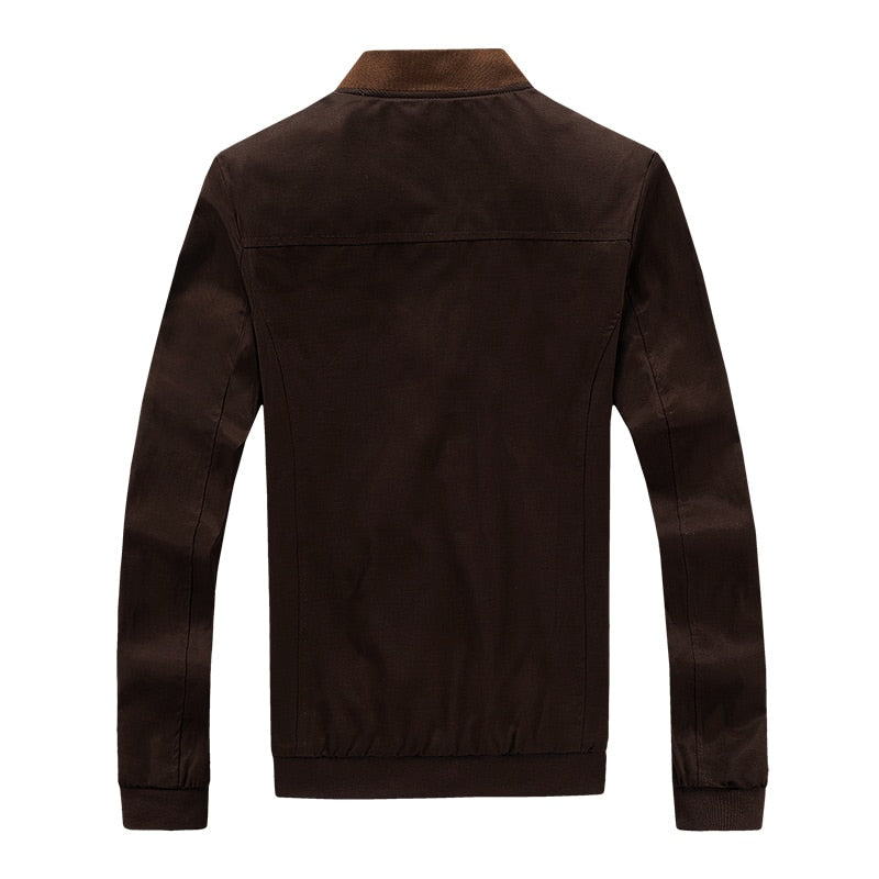 Light men's bomber transitional jacket in vintage look – Adrian