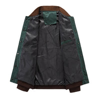 Light men's bomber transitional jacket in vintage look – Adrian