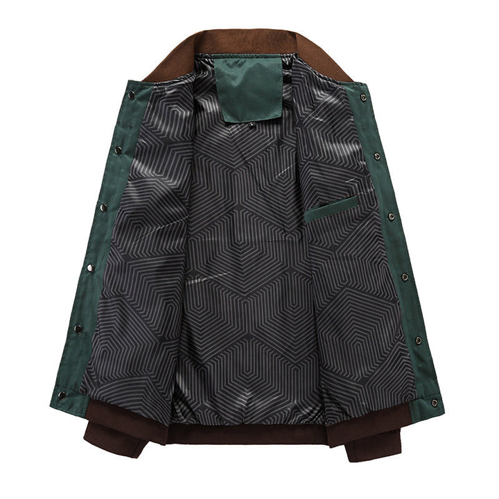 Light men's bomber transitional jacket in vintage look – Adrian