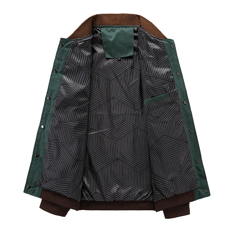 Light men's bomber transitional jacket in vintage look – Adrian