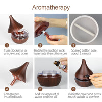 Humidifier with Scent Diffuser and LED Lighting - AromaGlow