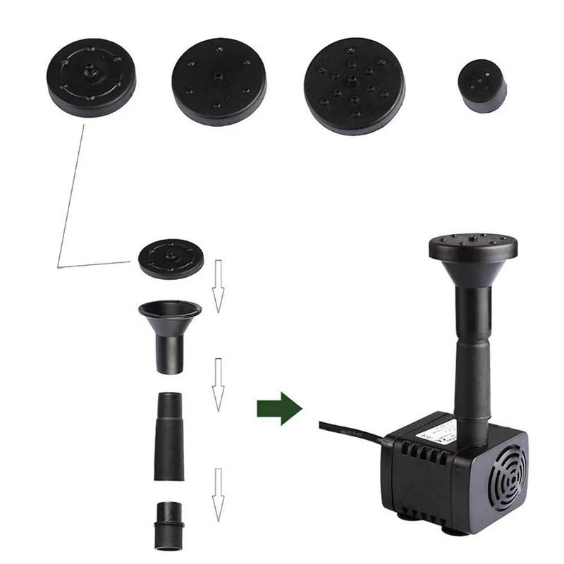 Solar Fountain for Pond & Birdbath – Solaflow