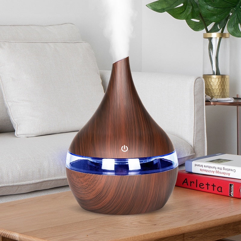 Humidifier with Scent Diffuser and LED Lighting - AromaGlow