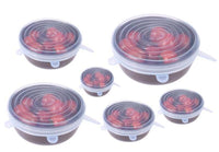 Set of 6 Stretch Silicone Lid Covers - StretchLid