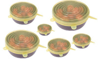 Set of 6 Stretch Silicone Lid Covers - StretchLid