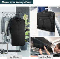 Foldable Waterproof Travel Clothes Bag – Carry-On Clothing Organizer with Strap