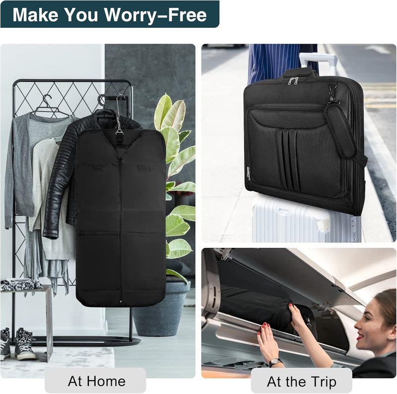 Foldable Waterproof Travel Clothes Bag – Carry-On Clothing Organizer with Strap