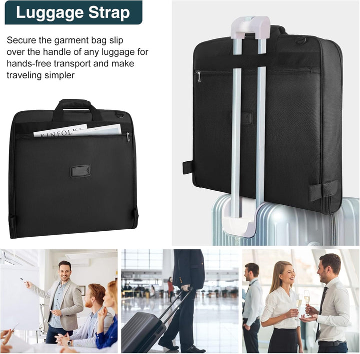 Foldable Waterproof Travel Clothes Bag – Carry-On Clothing Organizer with Strap