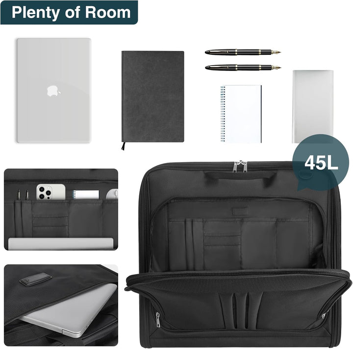 Foldable Waterproof Travel Clothes Bag – Carry-On Clothing Organizer with Strap