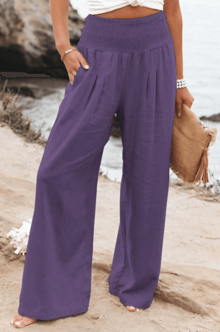 Trendy Palazzo Pants with Boho Flair – Yasmin