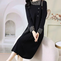 Warm Knitted Midi Dress - Vanya