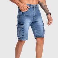 Men's denim cargo shorts for summer – Jonas