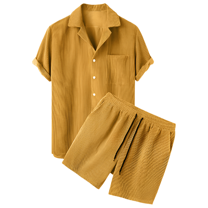 Two-piece men's velour summer set – Fabio