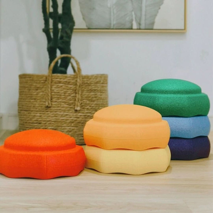 Stackable Stepping Stones for Creative Play and Balance - StepJoy