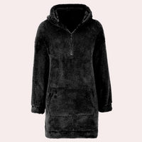Soft Warm Winter Sweater with Zipper for Women - Maëlle