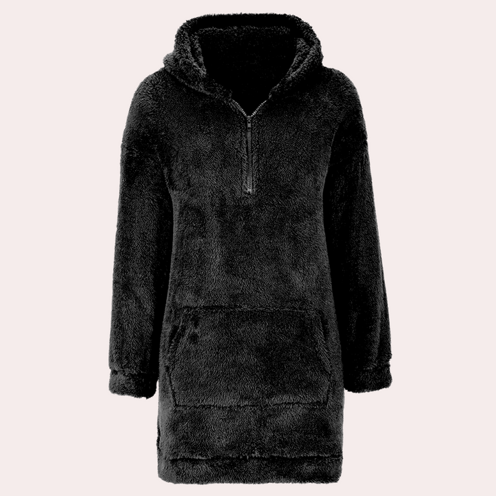 Soft Warm Winter Sweater with Zipper for Women - Maëlle