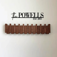 HarmonyCoat™ Houten Piano Kapstok – Stijlvolle Wanddecoratie & Praktische Opberger