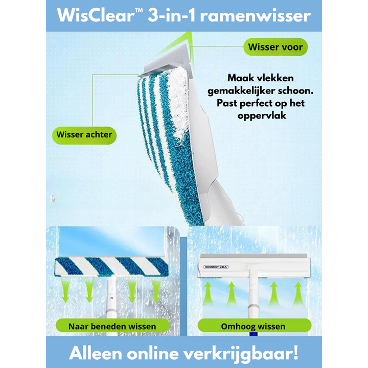 Funkcjonalna 3-w-1 ściągaczka do szyb - ClearView