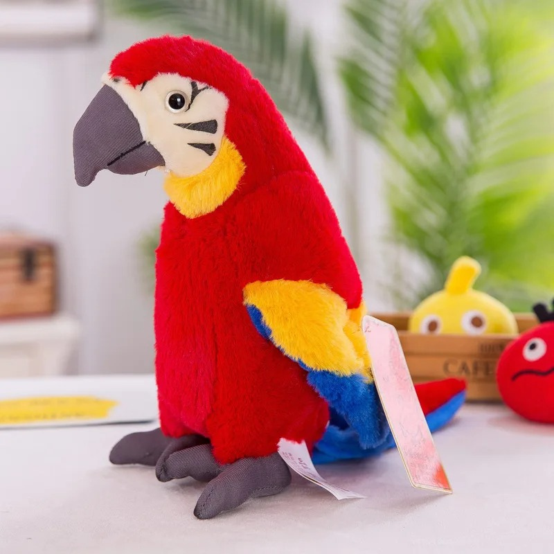 De Praatgrage Papegaai Knuffel - Squawkie