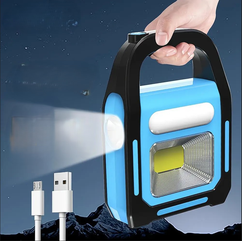 Rechargeable USB Camping Lantern with Power Bank - SolarGlow
