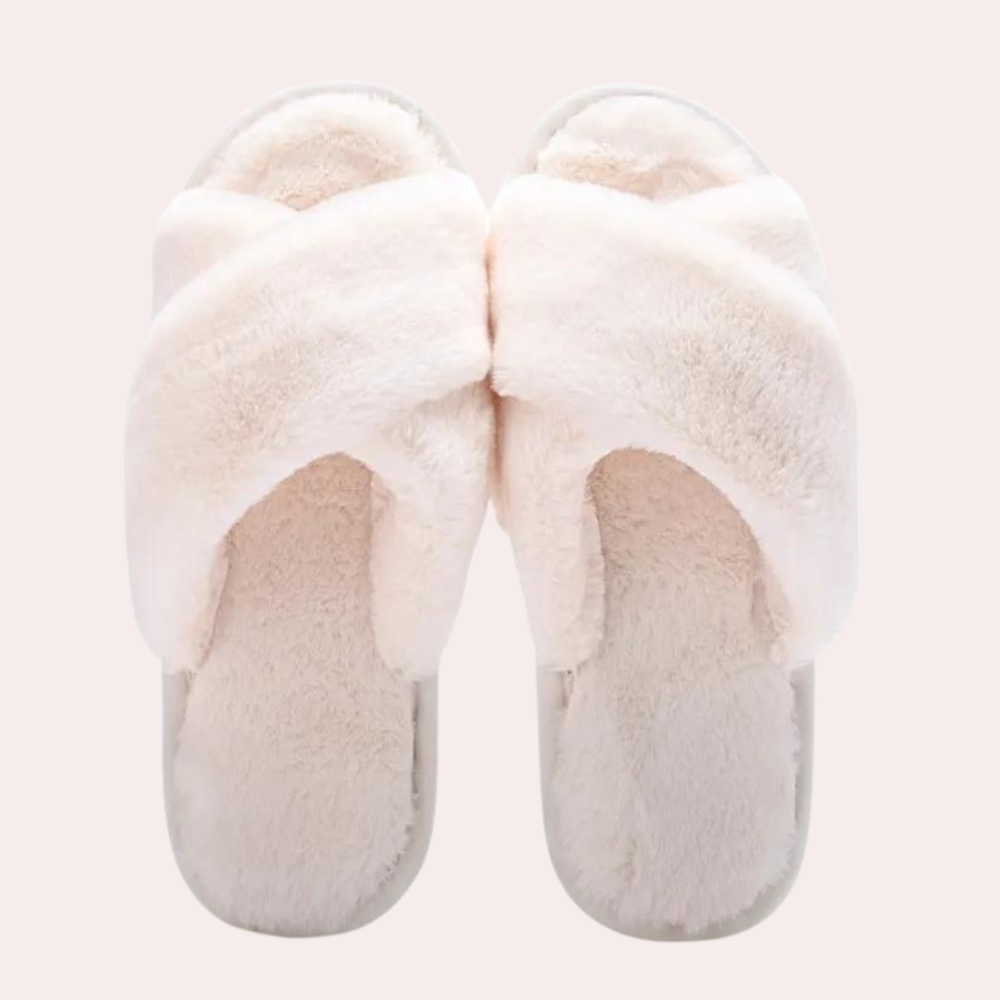 Warm Crossband Slippers for Women - Maëlle