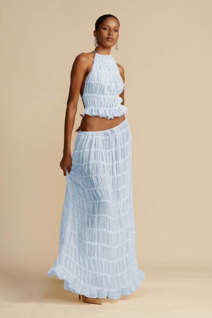 Backless Chiffon Set – Calysta