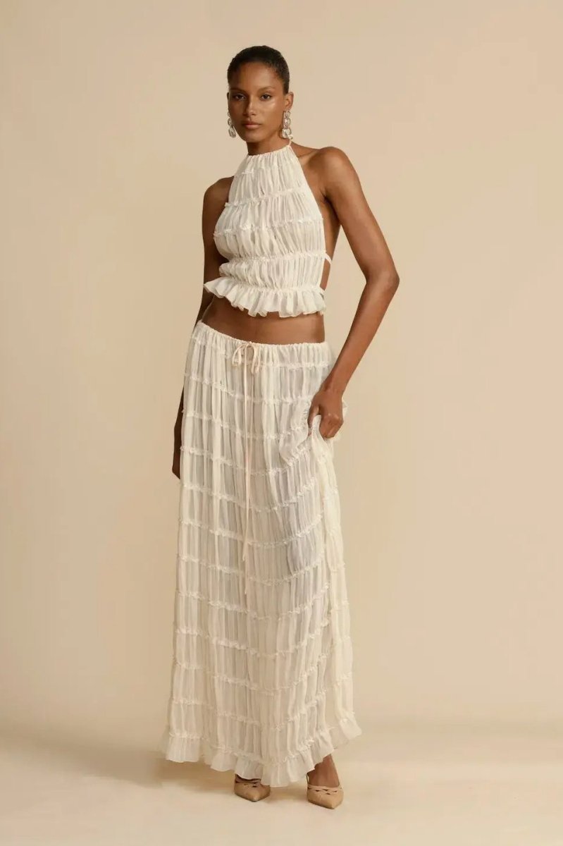 Backless Chiffon Set – Calysta