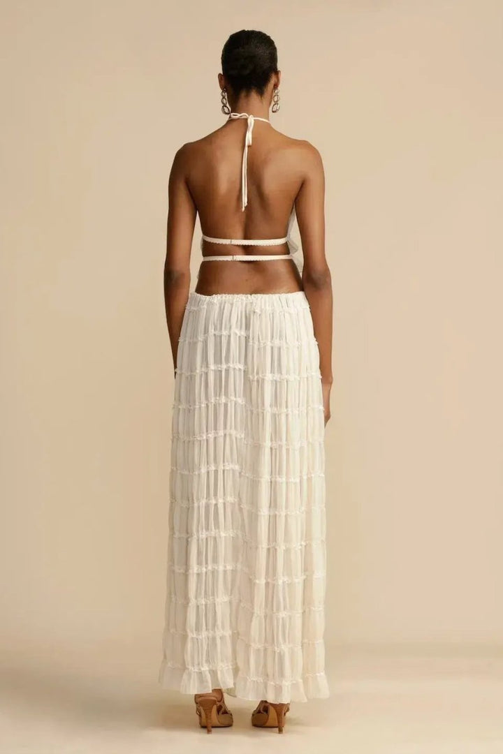 Backless Chiffon Set – Calysta