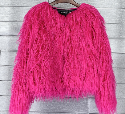 Stylish Women's Faux Fur Coat – Soraya