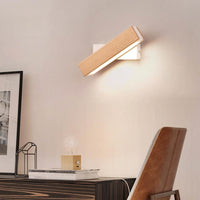 Draaibare Houten LED-Wandlamp - Jasper