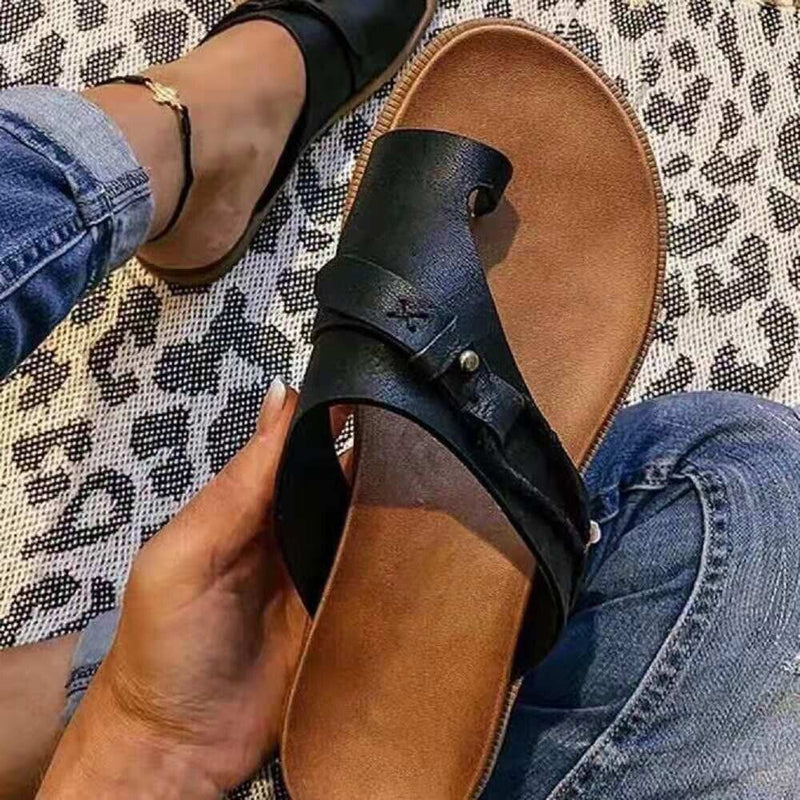 Orthopedic summer sandals with open toe areas – Ziva