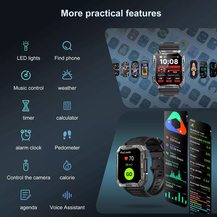 Rugged Smartwatch for Adventurers - TrailMate