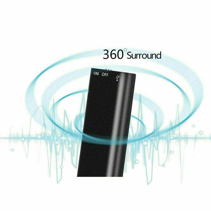 Mini voice recorder with 8GB storage & USB drive function – Vokaro