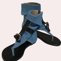 Trendy Denim Sandals for Women - Nova
