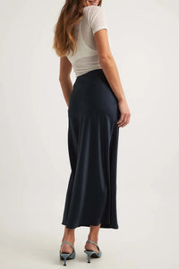 High Waist Satin Skirt – Leona