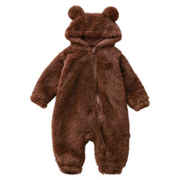 Cartoon Bear Winter Baby Onesie