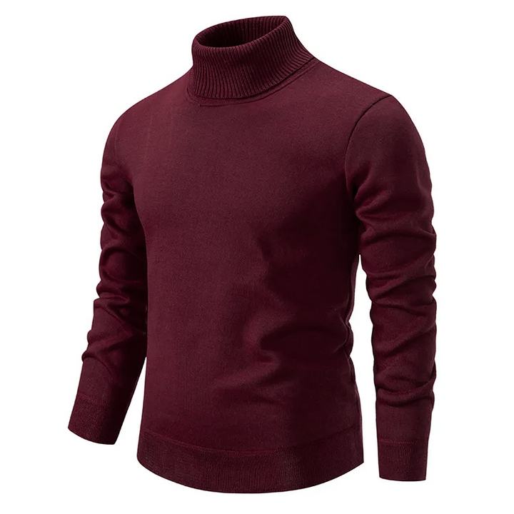 Soft & comfortable men's cotton turtleneck – Jonas