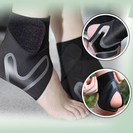 Compression Ankle Brace with Cross Support – FlexGuard Pro