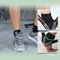 Compression Ankle Brace with Cross Support – FlexGuard Pro