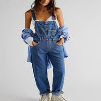 Denim Dames Tuinbroek met Relaxed Fit – Serena