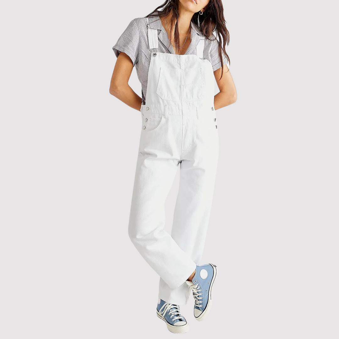 Denim Dames Tuinbroek met Relaxed Fit – Serena