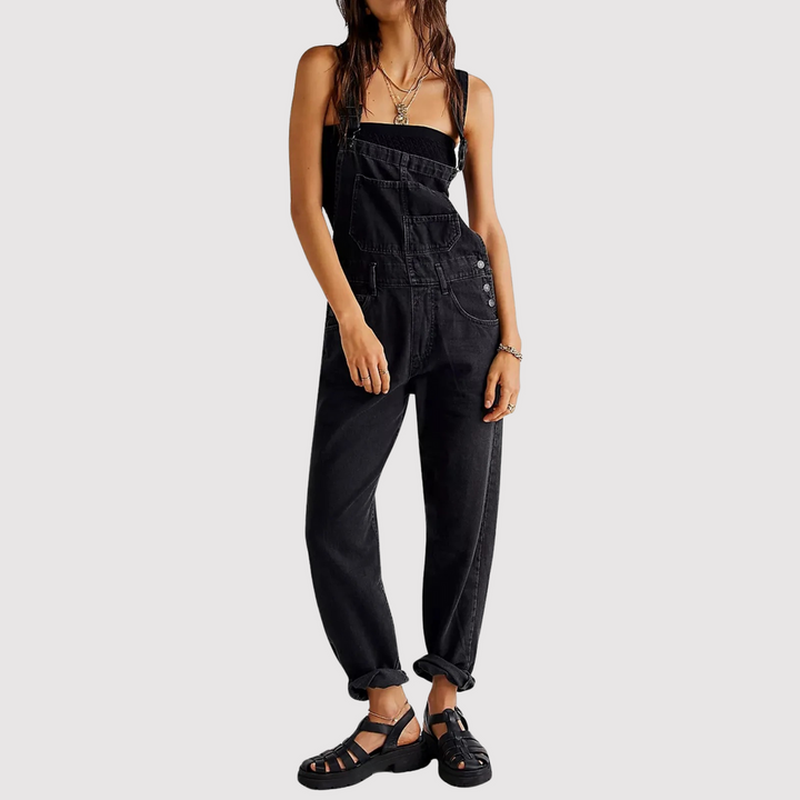 Denim Dames Tuinbroek met Relaxed Fit – Serena