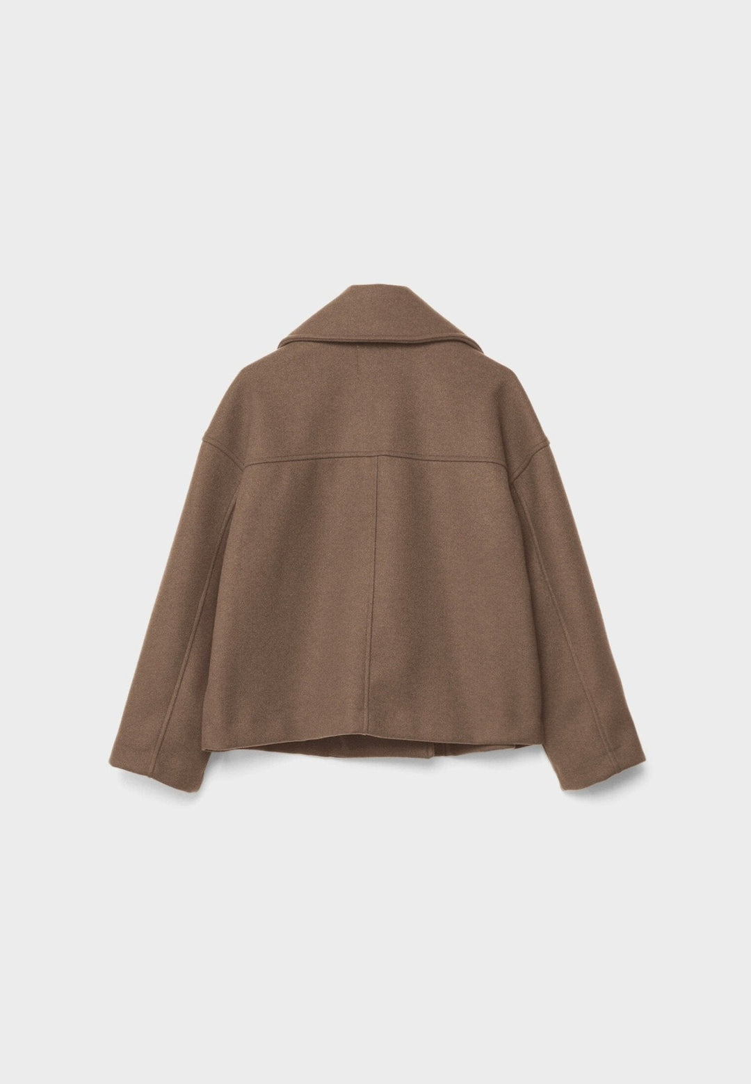 Short Autumn Coat in Double-Breasted Style – Clara