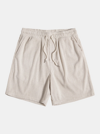 Stijlvolle heren zomer-set met shirt en corduroy shorts - SommerKern