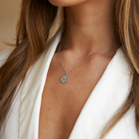 Necklace with Sand Dollar Pendant - Marisol