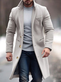 Men's Wool-Blend Jacket for Autumn & Winter – Adrian