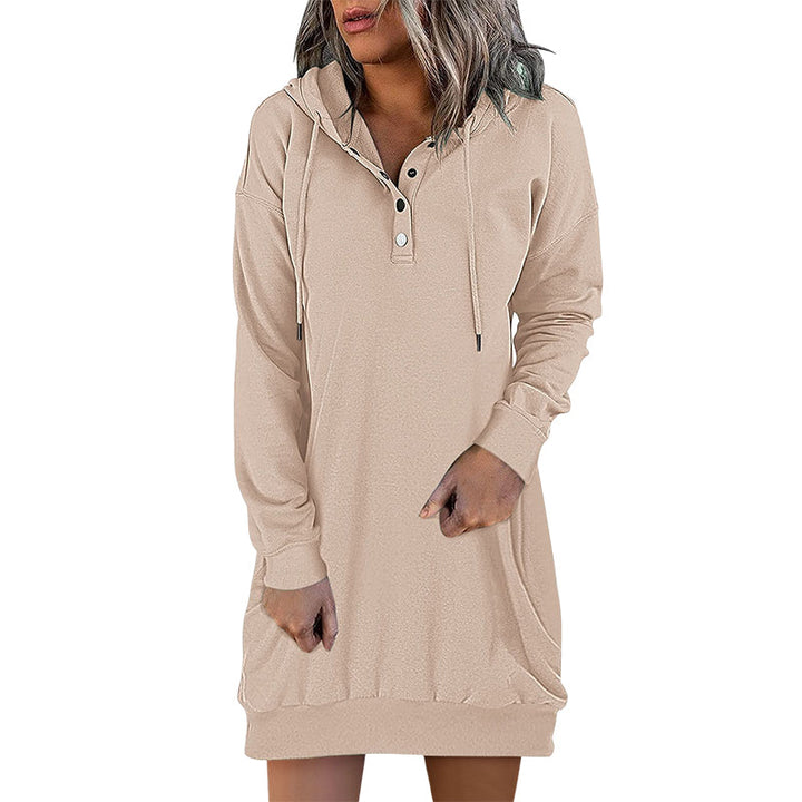 Minimalist Long Women's Hoodie – Valeria