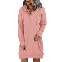 Minimalist Long Women's Hoodie – Valeria
